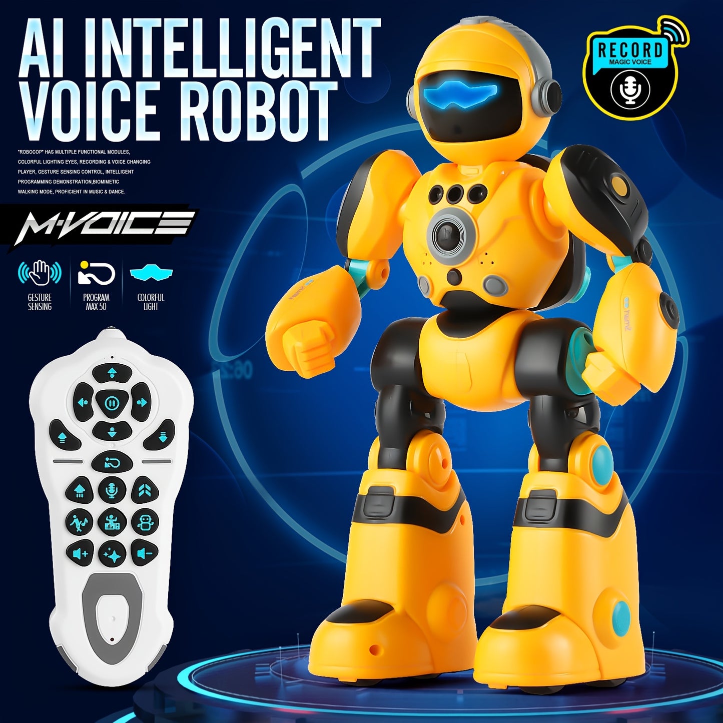 Robot toy. Rechargeable RC robot for kids 3-5-8. Remote control toy with music and LED. GIFT for children., Robot Dog, Robot Puppy, Robot Pet, Dog Robot, Robot Jouet, Robotic Dog, Interactive Robot, Robot Car Kit, Remote Cont