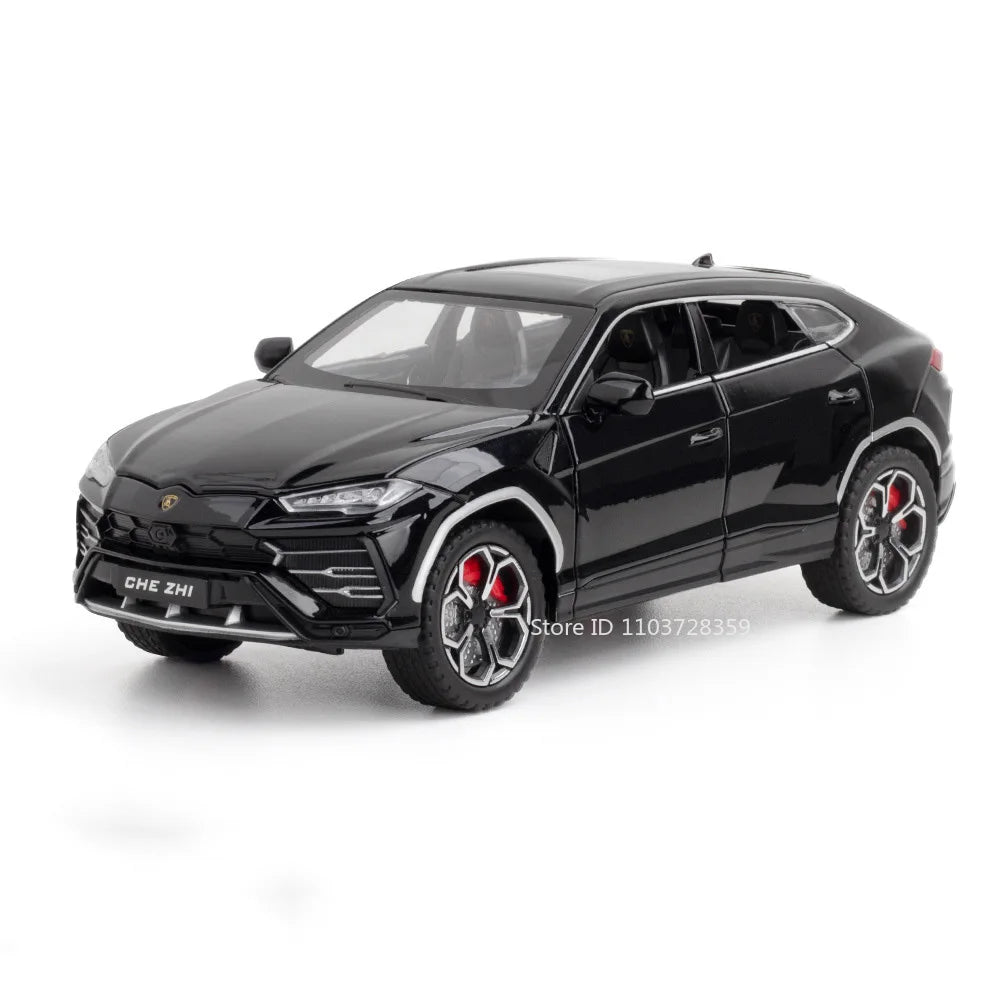 1:24 REVUELTO Miniature Sports Car Model Toys Alloy Diecast URUS SUV Sound Light Pull Back Doors Opened Toy Supercars Kids Gifts