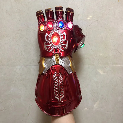 Avengers 1:1 Iron Man Retro Glove Hulk RetroThanos Gloves Superhero Weapen Gauntlet  LED Light Marvel Captain America Cosplay