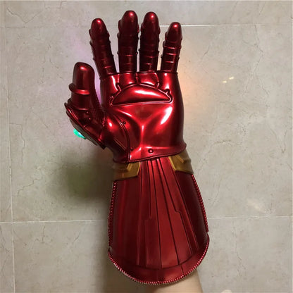 Avengers 1:1 Iron Man Retro Glove Hulk RetroThanos Gloves Superhero Weapen Gauntlet  LED Light Marvel Captain America Cosplay
