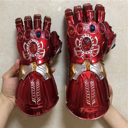 Avengers 1:1 Iron Man Retro Glove Hulk RetroThanos Gloves Superhero Weapen Gauntlet  LED Light Marvel Captain America Cosplay