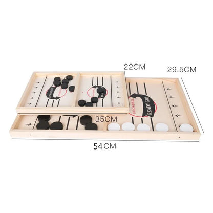 Table Hockey Paced Sling Puck Board Game Fast Sling Puck Winner Party Game Adult Child Family Game Desktop Battle Board Game
