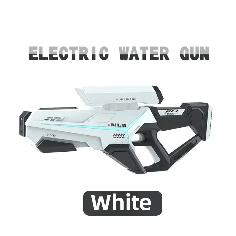 New electric full continuous shooting water gun toy summer beach pool toy water gun automatic children's water absorption toy