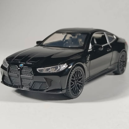 1:32 BMW M4 Coupe Sports Car Alloy Metal Diecast Model Car Home Trendy Toys Ornaments For Children Holiday Gifts With Friend Boy