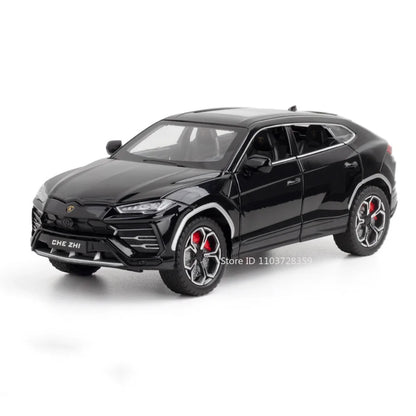 1:24 REVUELTO Miniature Sports Car Model Toys Alloy Diecast URUS SUV Sound Light Pull Back Doors Opened Toy Supercars Kids Gifts