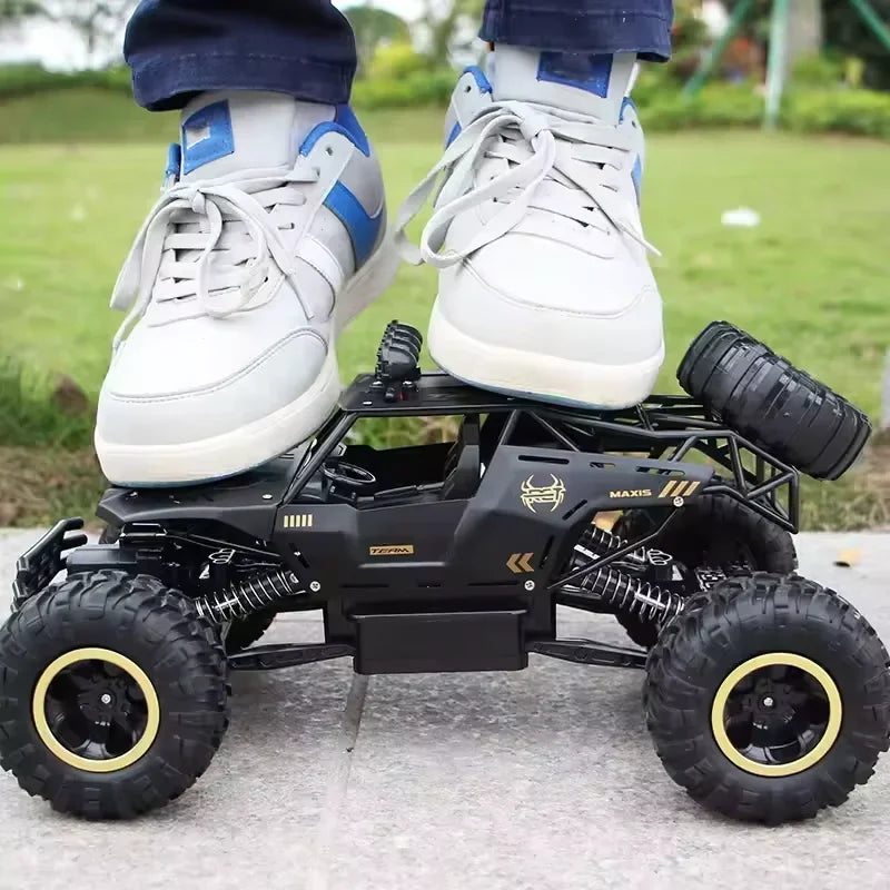 New RC Cars Remote Control Car 1:12/16 Off Road Monster Truck Metal Shell LED Headlights 4WD All Terrain Hobby RC Car Toys Gifts