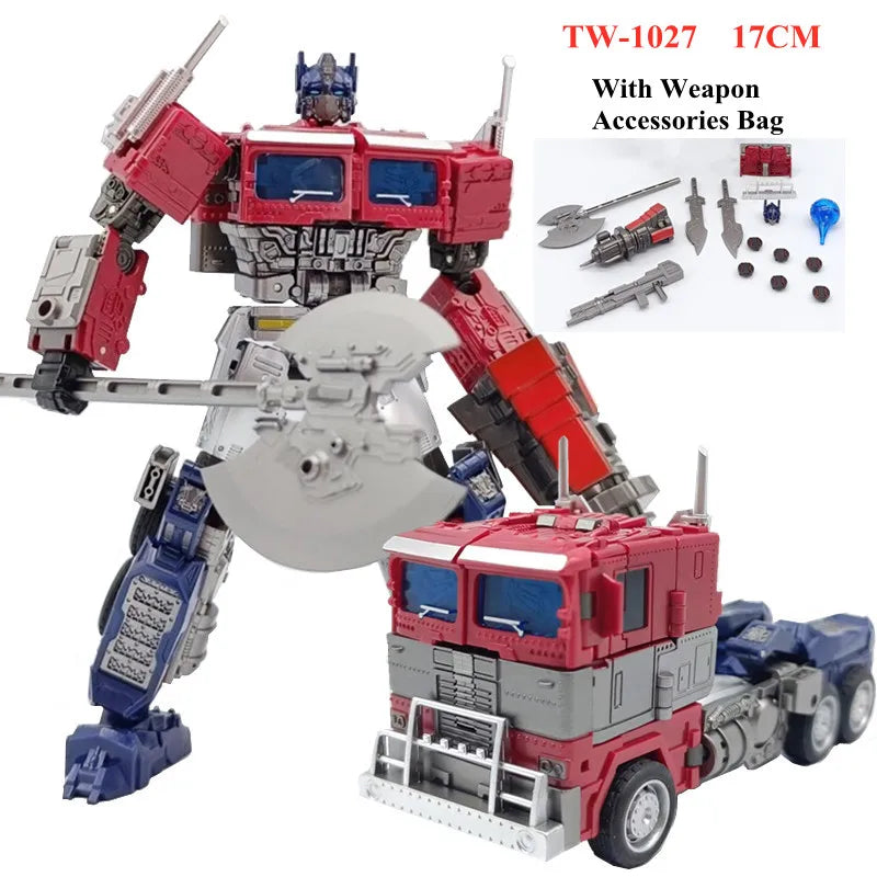 IN STOCK BAIWEI 16.5CM Transformation Anime Action Figure Toys Cool KO G1 Robot Car Model Juguetes Boy Gift SS49 TW-1025B