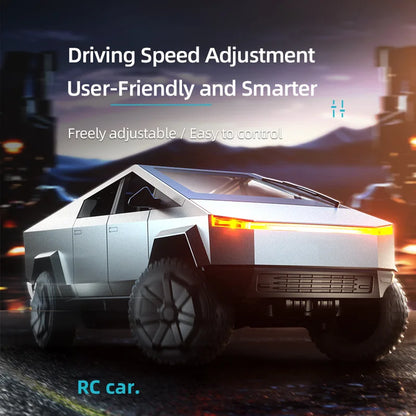 JHD for 2025 New JJRC C8817 RC Car Alloy Rc Cybertruck Off road Simulation Camping Equipment Pickup Truck Model Custom Toys