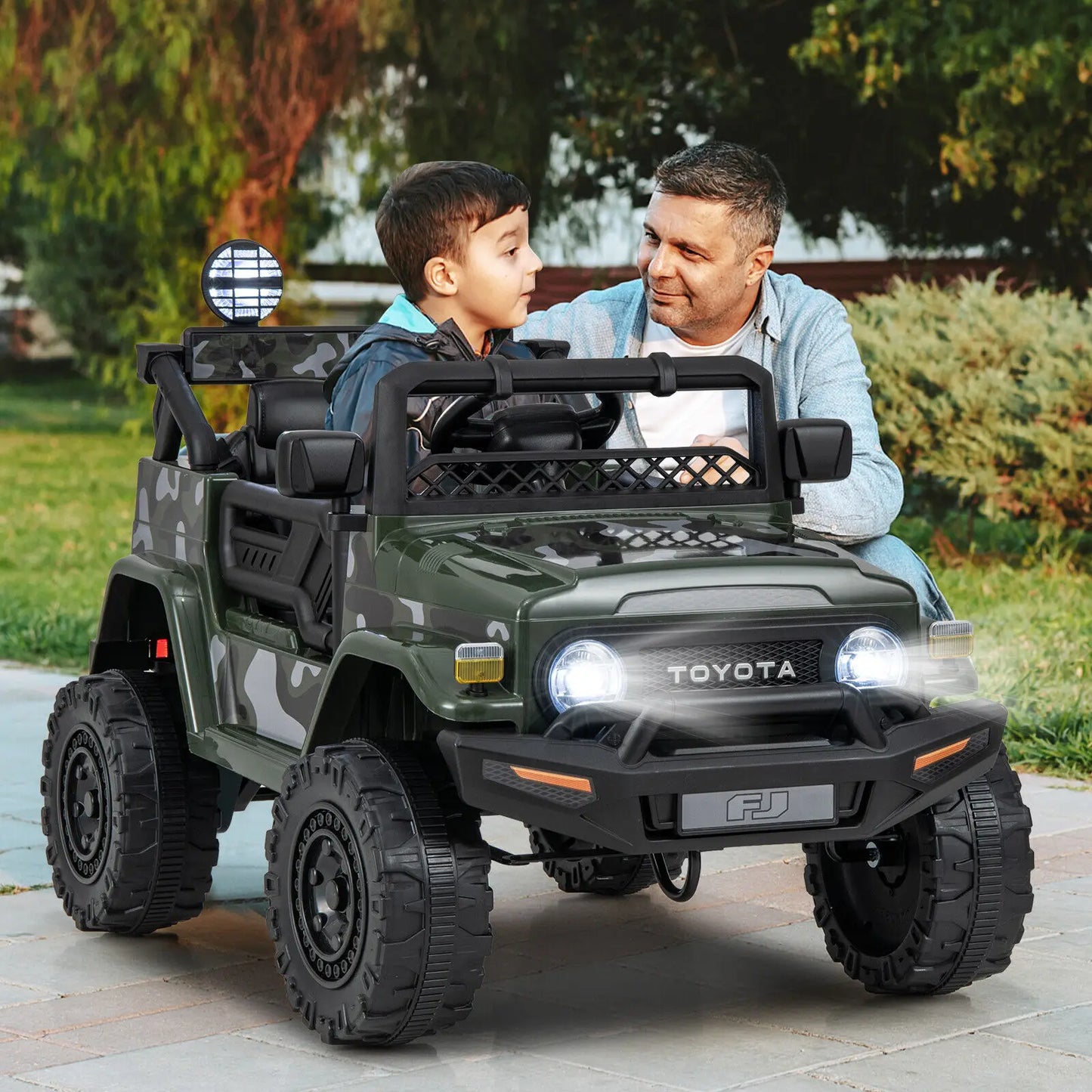DORTALA Kids 12V Licensed Electric Car Toddlers Ride on Toy Truck w/ Remote Control