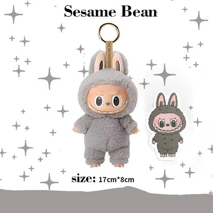 Popmart Labubu V2 V3 The Monsters Macaron Have A Seat Big Into Energy Series Blind Box Vinyl Face Plush Doll Pendant Toy Gift