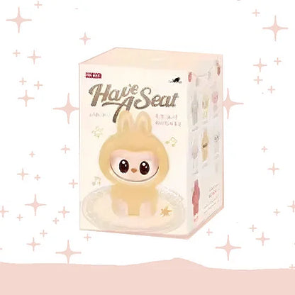 Popmart Labubu V2 V3 The Monsters Macaron Have A Seat Big Into Energy Series Blind Box Vinyl Face Plush Doll Pendant Toy Gift