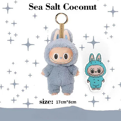 Popmart Labubu V2 V3 The Monsters Macaron Have A Seat Big Into Energy Series Blind Box Vinyl Face Plush Doll Pendant Toy Gift