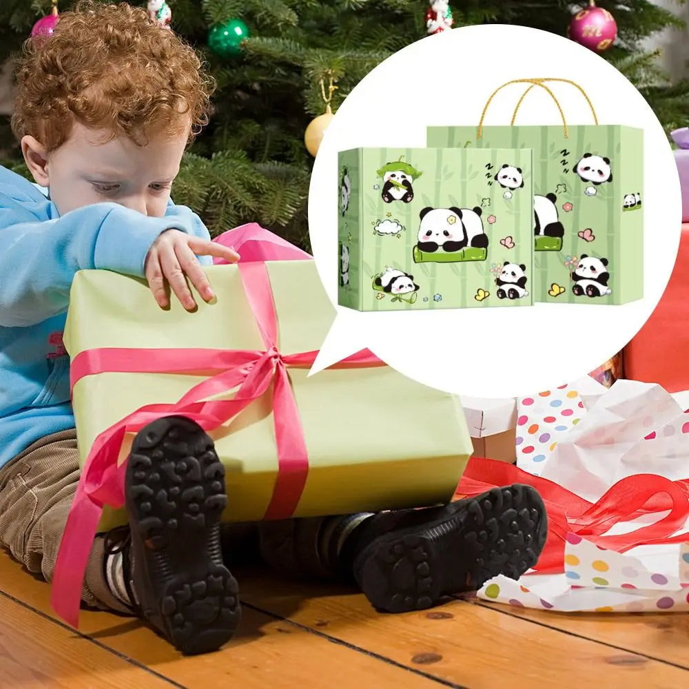 Kawaii Panda Stationery Set Student Pencil Case Stickers Pencil Stationery Gift Learning Supplies Full Gift Box