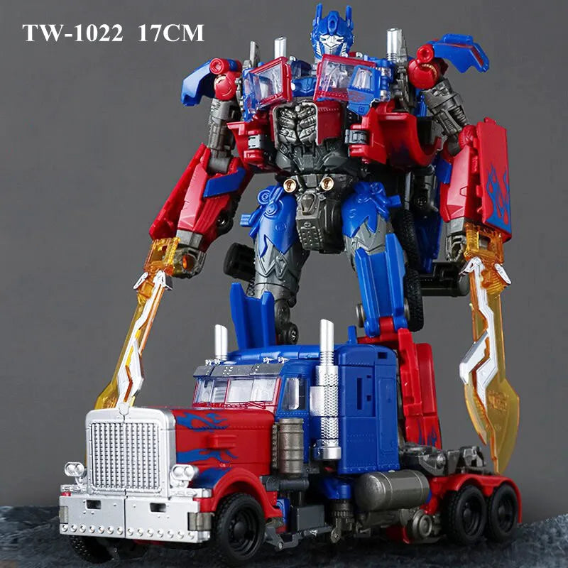IN STOCK BAIWEI 16.5CM Transformation Anime Action Figure Toys Cool KO G1 Robot Car Model Juguetes Boy Gift SS49 TW-1025B