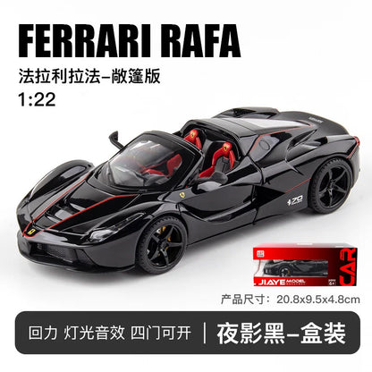 1:22 Ferrari Laferrari convertible Alloy Racing Car Model Diecast Metal Toy Vehicles Car Model Simulation Kids Toy Gift E187