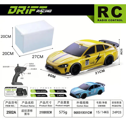 2025 New, Limited Edition Rc Drift GT3 RS 911 mi SU7 1:20 Drift Racing Car, Racing Kids Gift with High Speed Remote Control