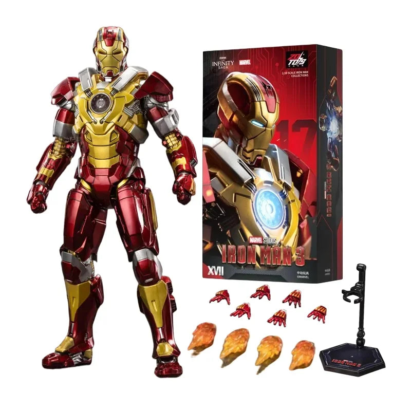 ZD Toys Iron Man Series Blacklash Figures 1/10 MK33 MK39 MK17 MK21Action Figurines Movie Statue Model Adult Collect Gift