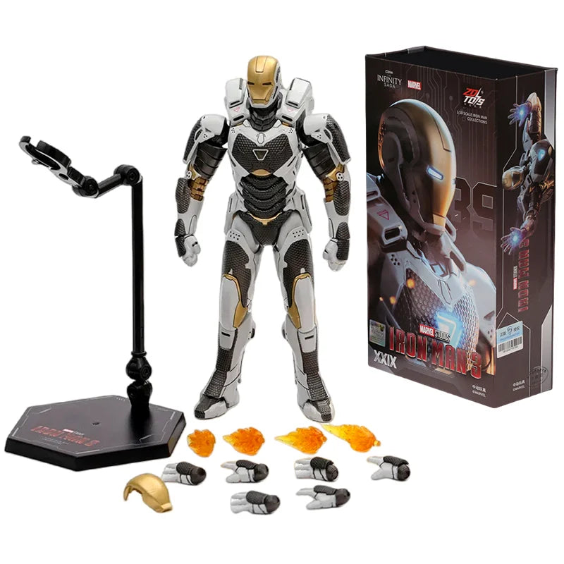 ZD Toys Iron Man Series Blacklash Figures 1/10 MK33 MK39 MK17 MK21Action Figurines Movie Statue Model Adult Collect Gift