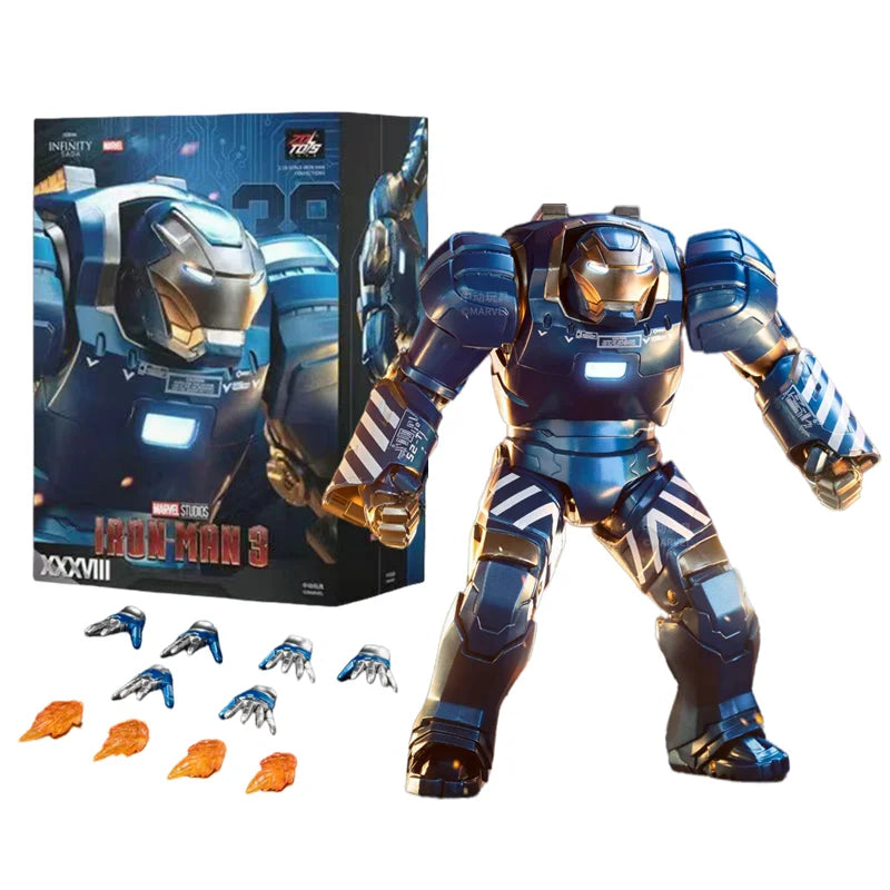 ZD Toys Iron Man Series Blacklash Figures 1/10 MK33 MK39 MK17 MK21Action Figurines Movie Statue Model Adult Collect Gift