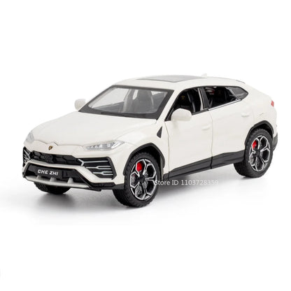 1:24 REVUELTO Miniature Sports Car Model Toys Alloy Diecast URUS SUV Sound Light Pull Back Doors Opened Toy Supercars Kids Gifts