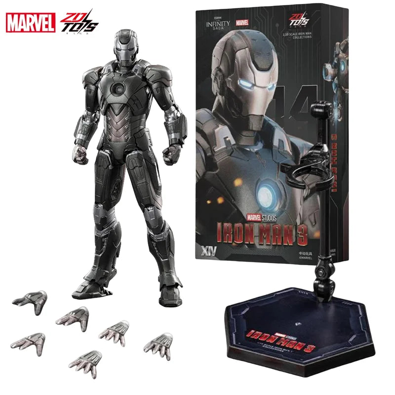 ZD Toys Iron Man Series Blacklash Figures 1/10 MK33 MK39 MK17 MK21Action Figurines Movie Statue Model Adult Collect Gift