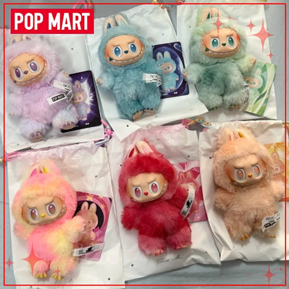 Popmart Labubu V2 V3 The Monsters Macaron Have A Seat Big Into Energy Series Blind Box Vinyl Face Plush Doll Pendant Toy Gift