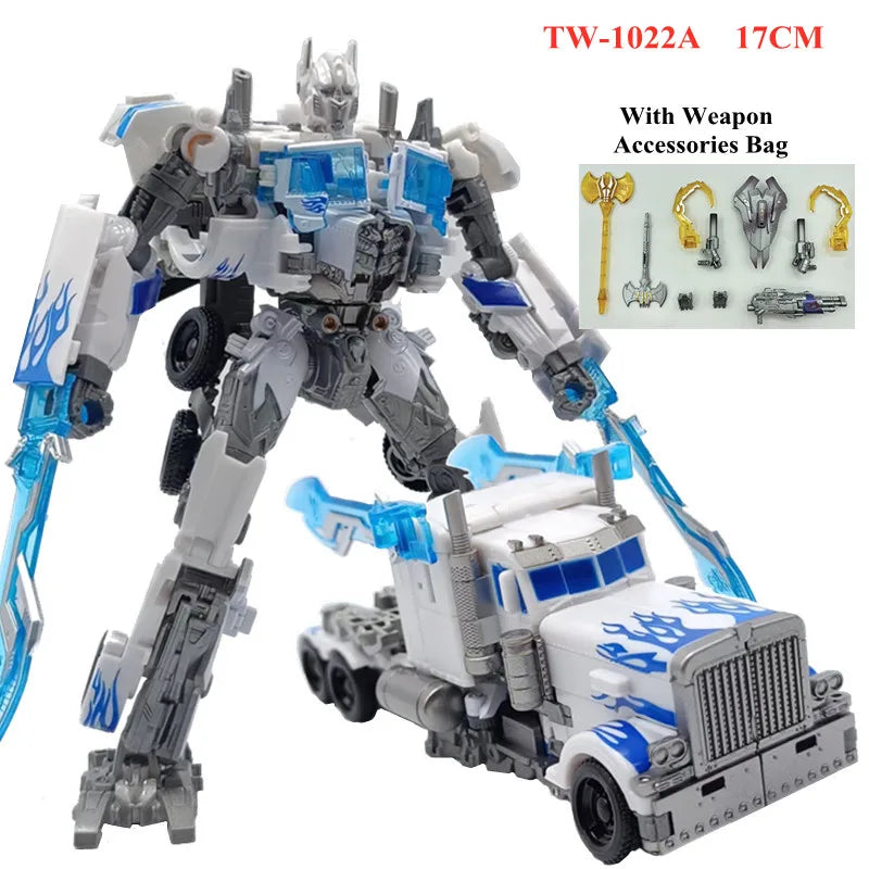 IN STOCK BAIWEI 16.5CM Transformation Anime Action Figure Toys Cool KO G1 Robot Car Model Juguetes Boy Gift SS49 TW-1025B