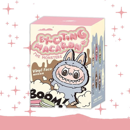 Popmart Labubu V2 V3 The Monsters Macaron Have A Seat Big Into Energy Series Blind Box Vinyl Face Plush Doll Pendant Toy Gift