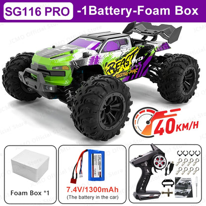 SG116MAX 80KM/H High Speed RC Car Brushless 4WD Off-Road Drift Remote Control Car 1:16 Professional Racing Cars SG116PRO 40KM/H