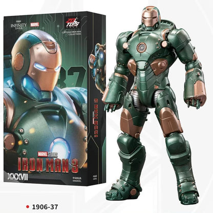 ZD Toys Iron Man Series Blacklash Figures 1/10 MK33 MK39 MK17 MK21Action Figurines Movie Statue Model Adult Collect Gift