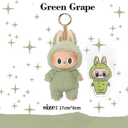 Popmart Labubu V2 V3 The Monsters Macaron Have A Seat Big Into Energy Series Blind Box Vinyl Face Plush Doll Pendant Toy Gift