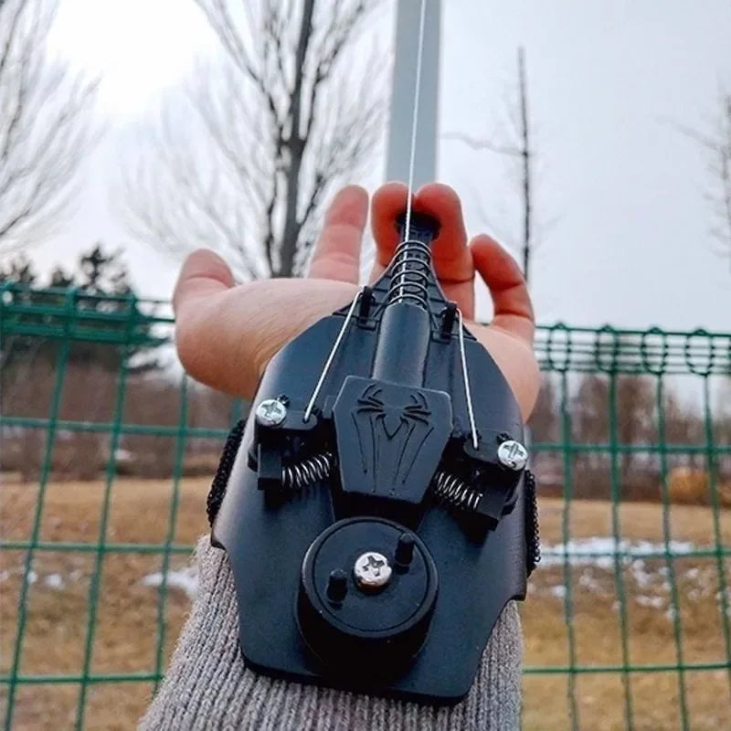 Ml Legends Fully Automatic Peripheral Spiderman Web Shooters Spider Silk Launcher Rope Device Cosplay Toys Props Christmas Gift