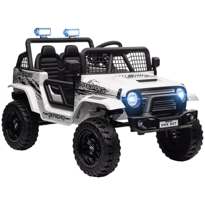 AIYAPLAY Kids Ride On Car, 12V Electric Truck w/ Suspension