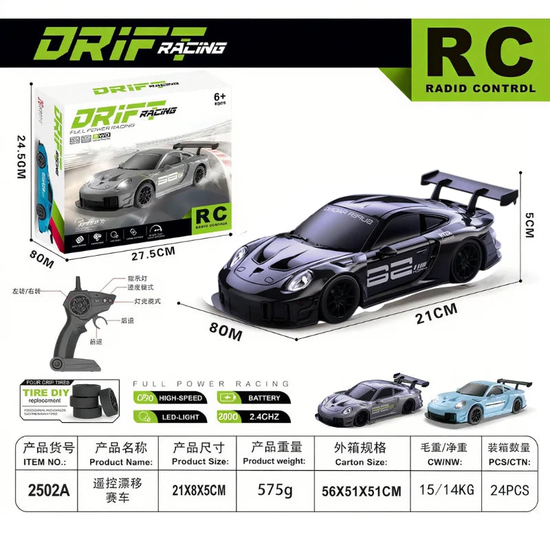 2025 New, Limited Edition Rc Drift GT3 RS 911 mi SU7 1:20 Drift Racing Car, Racing Kids Gift with High Speed Remote Control