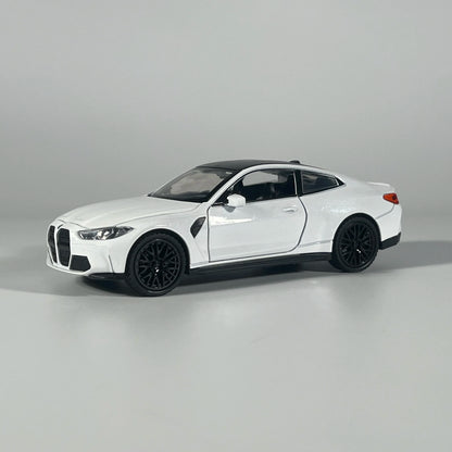 1:32 BMW M4 Coupe Sports Car Alloy Metal Diecast Model Car Home Trendy Toys Ornaments For Children Holiday Gifts With Friend Boy