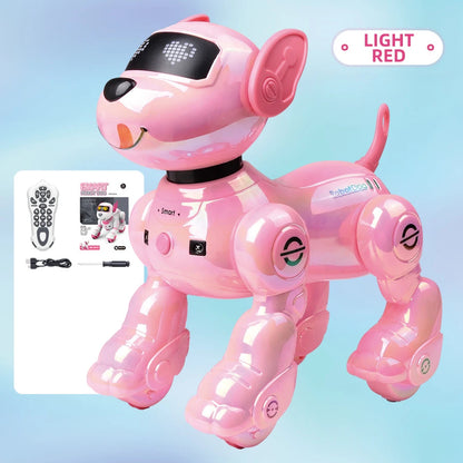 Intelligent Remote Control Robot Dog Electronic Stunt Voice Command Programmable Touch-sense Music Song Children's Toys for Boys