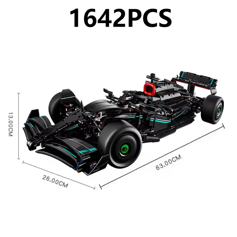 New Technical F1 W14 E 42171 1642PCS Building Blocks MOC Realistic Details Race Car Model DIY Construction Toy Gift