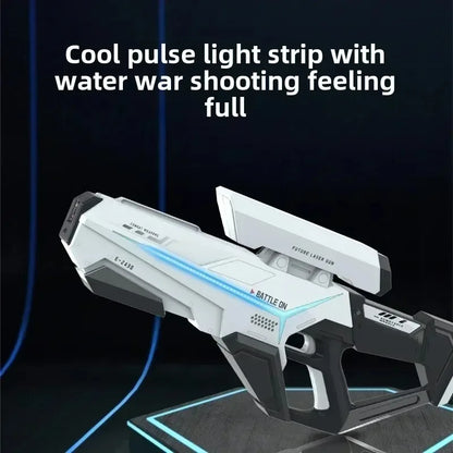 New electric full continuous shooting water gun toy summer beach pool toy water gun automatic children's water absorption toy