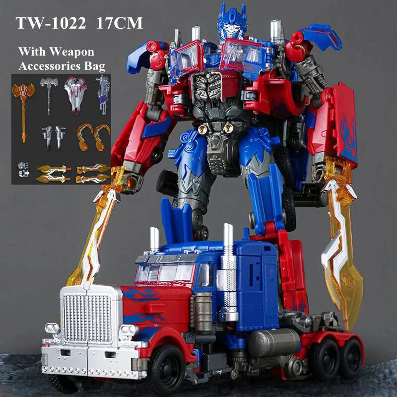 IN STOCK BAIWEI 16.5CM Transformation Anime Action Figure Toys Cool KO G1 Robot Car Model Juguetes Boy Gift SS49 TW-1025B