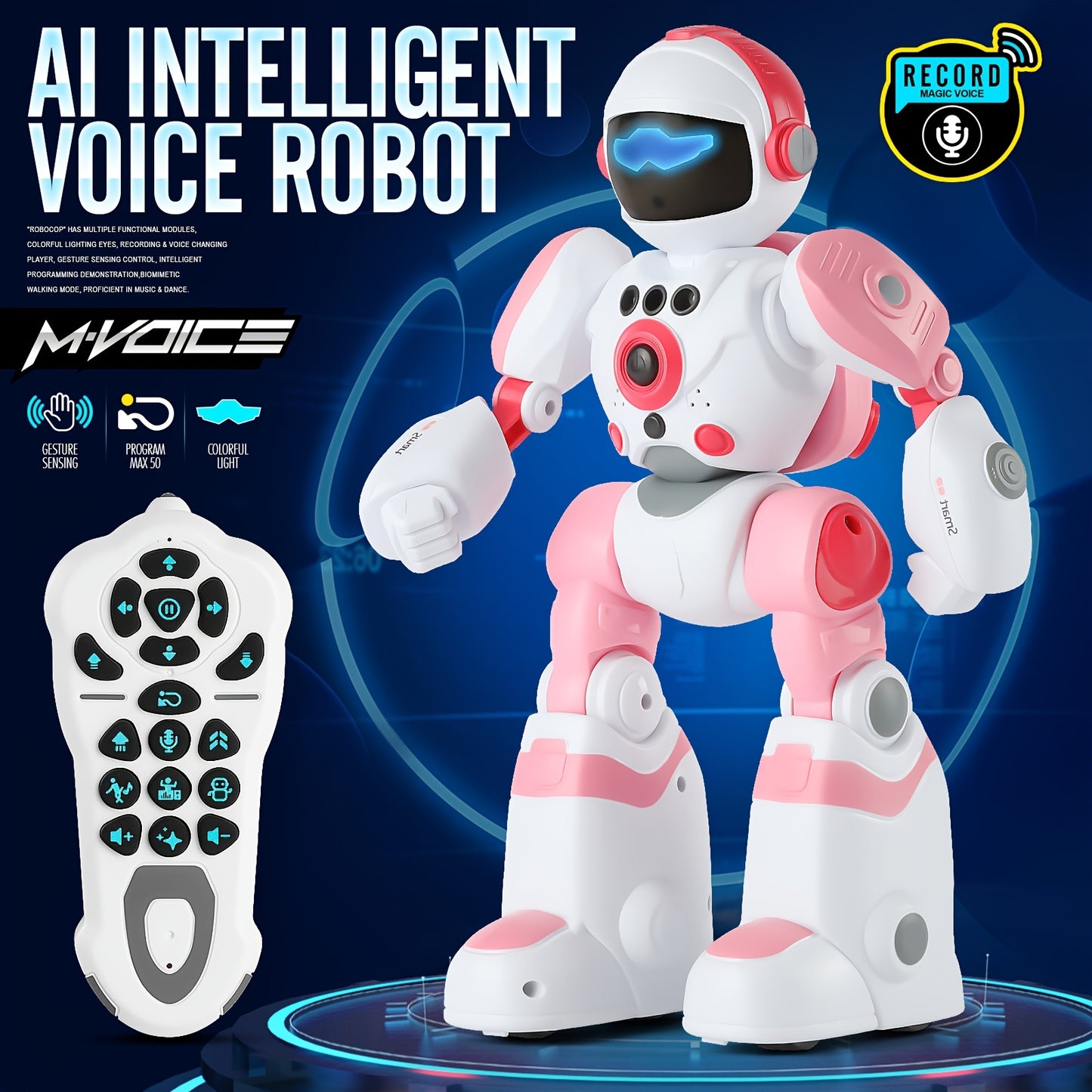 Robot toy. Rechargeable RC robot for kids 3-5-8. Remote control toy with music and LED. GIFT for children., Robot Dog, Robot Puppy, Robot Pet, Dog Robot, Robot Jouet, Robotic Dog, Interactive Robot, Robot Car Kit, Remote Cont