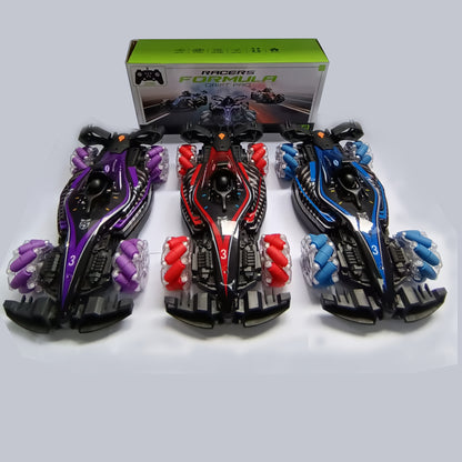 2025 New Model Stunt Spray Remote Control Cool Sports Car with One-Button Drift, Hand-Controlled Off-Road Climbing Four-Wheel Drive Super Toy Vehicle